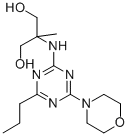 1,3-Propanediol, 2-methyl-2-((4-(4-morpholinyl)-6-propyl-1,3,5-triazin -2-yl)amino)- CAS#: 127374-84-9