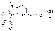 1,3-Propanediol, 2-methyl-2-(((7-methyl-7H-benzo(c)carbazol-10-yl)meth yl)amino)- CAS#: 120097-91-8