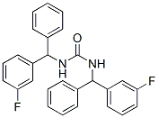 1,3-bis[(3-fluorophenyl)-phenyl-methyl]urea CAS#: 160807-81-8