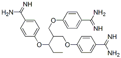 1,3-bis(4-amidinophenoxy)-2-(4-amidinophenoxymethyl)ethylpropane CAS#: 115044-37-6