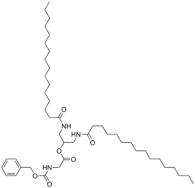 1,3-bis(hexadecanoylamino)propan-2-yl 2-phenylmethoxycarbonylaminoacet ate CAS#: 138404-99-6