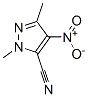 1,3-dimethyl-4-nitro-1H-pyrazole-5-carbonitrile CAS#: 32183-13-4
