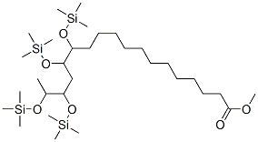 13,14,16,17-Tetrakis[(trimethylsilyl)oxy]octadecanoic acid methyl ester CAS#: 35437-07-1