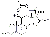 (11β,16α)-21-(Acetyloxy)-9-fluoro-11,16,17-trihydroxy-pregna-1,4,14-triene-3,20-dione CAS#: 131918-74-6