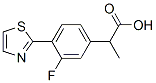 3-Fluoro-α-methyl-4-(2-thiazolyl)benzeneacetic acid CAS#: 132483-34-2