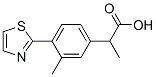 α,3-Dimethyl-4-(2-thiazolyl)benzeneacetic acid CAS#: 132483-36-4