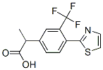 α-Methyl-4-(2-thiazolyl)-3-(trifluoromethyl)benzeneacetic acid CAS#: 132483-39-7
