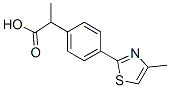 α-Methyl-4-(4-methyl-2-thiazolyl)benzeneacetic acid CAS#: 132483-42-2