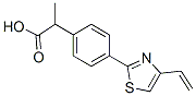 α-Methyl-4-(4-ethenyl-2-thiazolyl)benzeneacetic acid CAS#: 132483-44-4