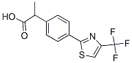 α-Methyl-4-[4-(trifluoromethyl)-2-thiazolyl]benzeneacetic acid CAS#: 132483-45-5