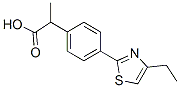 α-Methyl-4-(4-ethyl-2-thiazolyl)benzeneacetic acid CAS#: 132483-47-7