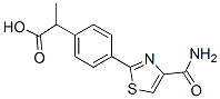 α-Methyl-4-(4-carbamoyl-2-thiazolyl)benzeneacetic acid CAS#: 132483-50-2