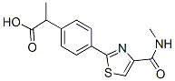 α-Methyl-4-[4-(methylcarbamoyl)-2-thiazolyl]benzeneacetic acid CAS#: 132483-51-3