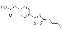 α-Methyl-4-(4-butyl-2-thiazolyl)benzeneacetic acid CAS#: 132483-55-7