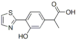 3-Hydroxy-α-methyl-4-(2-thiazolyl)benzeneacetic acid CAS#: 132483-56-8