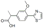 3-Methoxy-α-methyl-4-(2-thiazolyl)benzeneacetic acid CAS#: 132483-57-9