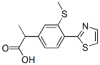 α-Methyl-3-(methylthio)-4-(2-thiazolyl)benzeneacetic acid CAS#: 132483-58-0
