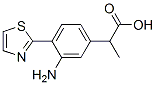 3-Amino-α-methyl-4-(2-thiazolyl)benzeneacetic acid CAS#: 132483-60-4