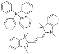 1,3,3-TRIMETHYL-2-[(E)-3-(1,3,3-TRIMETHYL-1,3-DIHYDRO-2H-INDOL-2-YLIDENE)-1-PROPENYL]-3H-INDOLIUM TETRAPHENYLBORATE CAS#: 118996-03-5
