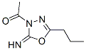 1,3,4-Oxadiazol-2(3H)-imine, 3-acetyl-5-propyl- (9CI) CAS#: 127351-21-7