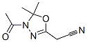 1,3,4-Oxadiazole-2-acetonitrile,  4-acetyl-4,5-dihydro-5,5-dimethyl- CAS#: 130781-62-3