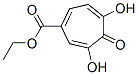 1,3,6-Cycloheptatriene-1-carboxylic acid, 4,6-dihydroxy-5-oxo-, ethyl ester (9CI) CAS#: 379216-03-2