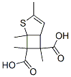 1,3,6,7-Tetramethyl-2-thiabicyclo[3.2.0]hept-3-ene-6,7-dicarboxylic acid CAS#: 34002-18-1