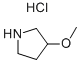 3-METHOXY-PYRROLIDINE HYDROCHLORIDE CAS#: 136725-50-3