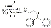 DiphenhydraMine N-β-D-Glucuronide CAS#: 137908-78-2