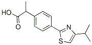 α-Methyl-4-(4-isopropyl-2-thiazolyl)benzeneacetic acid CAS#: 138568-63-5
