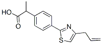 α-Methyl-4-[4-(2-propenyl)-2-thiazolyl]benzeneacetic acid CAS#: 138568-64-6