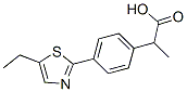 4-(5-Ethyl-2-thiazolyl)-α-methylbenzeneacetic acid CAS#: 138568-67-9