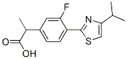 3-Fluoro-α-methyl-4-(4-isopropyl-2-thiazolyl)benzeneacetic acid CAS#: 138568-72-6