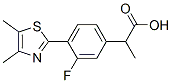 3-Fluoro-α-methyl-4-(4,5-dimethyl-2-thiazolyl)benzeneacetic acid CAS#: 138568-76-0
