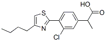 3-Chloro-α-methyl-4-(4-butyl-2-thiazolyl)benzeneacetic acid CAS#: 138568-81-7