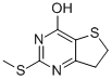 2-(methylthio)-6,7-dihydrothieno[3,2-d]pyrimidin-4-ol CAS#: 139297-07-7