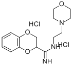 1,4-Benzodioxin-2-carboximidamide, 2,3-dihydro-N-(2-(4-morpholinyl)eth yl)-, dihydrochloride CAS#: 130482-64-3