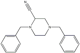 1,4-Bis(phenylmethyl)-2-piperazinecarbonitrile CAS#: 170701-81-2