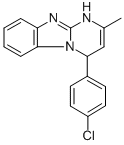 1,4-Dihydro-4-(4-chlorophenyl)-2-methylpyrimido(1,2-a)benzimidazole CAS#: 169132-72-3