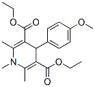 1,4-Dihydro-4-(4-methoxyphenyl)-1,2,6-trimethyl-3,5-pyridinedicarboxylic acid diethyl ester CAS#: 42972-34-9