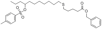 14-(R,S)-TOSYLOXY-6-THIAHEPTADECANOIC ACID BENZYL ESTER CAS#: 137564-70-6