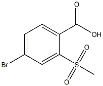 4-BROMO-2-(METHYLSULFONYL)BENZOICACID CAS#: 142994-02-3