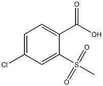 4-CHLORO-2-(METHYLSULFONYL)BENZOICACID CAS#: 142994-03-4