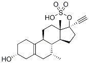 (3α,7α,17α)-7-Methyl-19-norpregn-5(10)-en-20-yne-3,17-diol 17-(Hydrogen Sulfate) CAS#: 144466-05-7