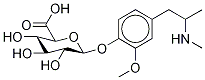 4-Hydroxy-3-methoxy Methamphetamine 4-β-D-Glucuronide(Mixture of Diastereomers) CAS#: 146367-87-5