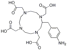 1,4,7,10-Tetraazacyclododecane-1,4,7,10-tetraacetic acid, 2-[(4-aMinophenyl)Methyl]- CAS#: 123317-52-2