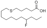 14(R,S)-FLUORO-6-THIAHEPTADECANOIC ACID CAS#: 137564-72-8