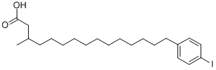 15-(4-iodophenyl)-3-methylpentadecanoic acid CAS#: 116754-87-1