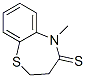 1,5-Benzothiazepine-4(5H)-thione, 2,3-dihydro-5-methyl- CAS#: 130337-43-8
