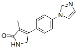 1,5-dihydro-4-(4-(1H-imidazol-1-yl)phenyl)-3-methyl-2H-pyrrol-2-one CAS#: 115621-49-3
